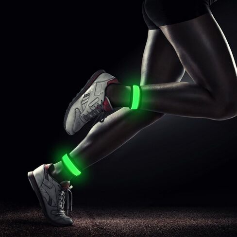 حزام يد رياضي أنيق ورائع، سوار ذراع رياضي مضيء قابل لإعادة الشحن عبر USB، أساور قابلة للتعديل تتوهج في الظلام للرجال والنساء، أضواء أمان ليلية للجري والركض وركوب الدراجات والمشي لمسافات طويلة in Saudi Arabia