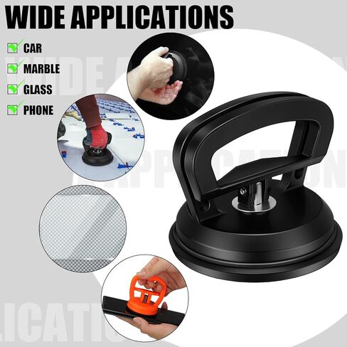 Dent Puller Suction Cup, 3 Pack Dent Removal Kit for Cars,Paintless Dent Removal Tool for Hail Dent Repair,Glass,Tiles, Mirror Lifting and Aluminous Gusset Plate Moving in Saudi Arabia