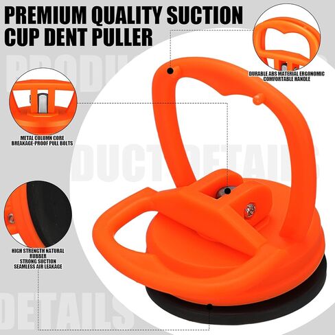 Dent Puller Suction Cup, 3 Pack Dent Removal Kit for Cars,Paintless Dent Removal Tool for Hail Dent Repair,Glass,Tiles, Mirror Lifting and Aluminous Gusset Plate Moving in Saudi Arabia