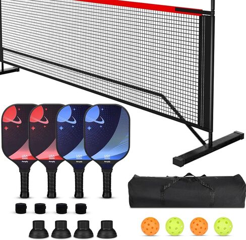 Pickleball Paddle Set of 4, Pickleball Set with Net, Pickleball Set with Net and Paddles, Pickleball Set 4, Pickleball Paddles, Balls & Carry Bag in Saudi Arabia