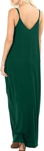 levaca Women's Casual Summer Beach Maxi Dress with Pocket in Saudi Arabia