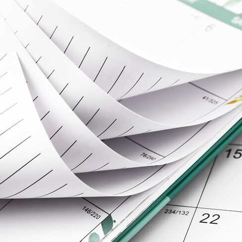 2024 Desk Calendar - Standing Flip 2024 Desktop Calendar, 9.8" x 8.3", Jan. - Dec. 2024, Memo Pages + Twin-Wire Binding + Large Unruled Blocks with Julian Date, Desk Calendar in Saudi Arabia