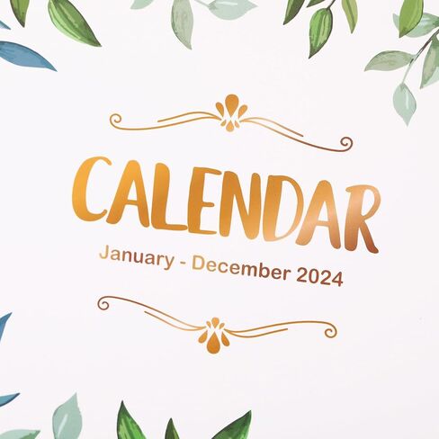 تقويم مكتب 2024 - تقويم مكتبي 2024 قابل للطي، 9.8 بوصة × 8.3 بوصة، يناير - ديسمبر 2024، صفحات المذكرات + غلاف مزدوج السلك + كتل كبيرة غير مسطرة مع تاريخ جوليان، تقويم مكتب in Saudi Arabia