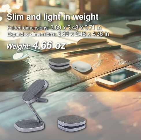 3-in-1 Wireless Travel Charger for Apple Devices - Fast Charging, Travel-Friendly, Adjustable, Safe, Durable Design, with 20W AC Adapter for US in Saudi Arabia
