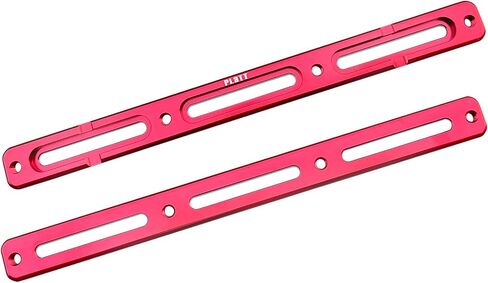 PLATT Bike Alt-Position Bottle Cage Mounts,Bike Bottle Cage Adapter,Bicycle B-RAD Mounting Base (Red,3 Slot) in Saudi Arabia