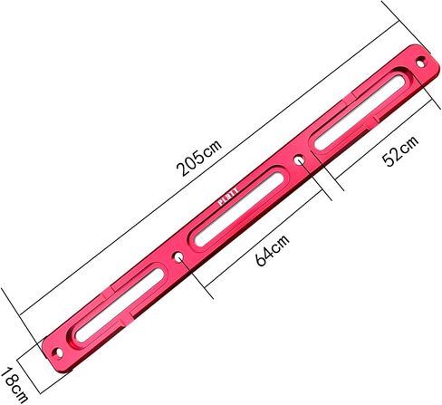 PLATT Bike Alt-Position Bottle Cage Mounts,Bike Bottle Cage Adapter,Bicycle B-RAD Mounting Base (Red,3 Slot) in Saudi Arabia