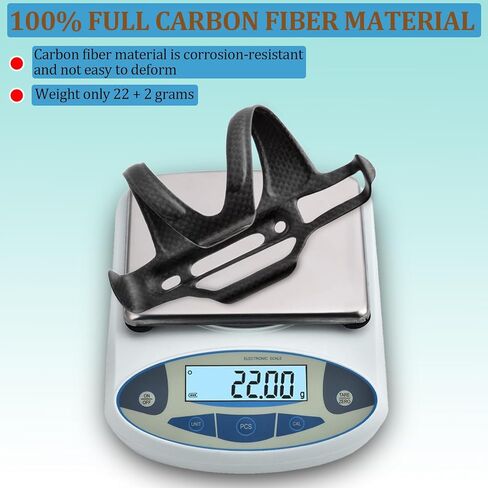 حامل زجاجة مياه للدراجة مصنوع من ألياف الكربون من الجانب، حامل زجاجة مياه للشرب خفيف للغاية لركوب الدراجات على الطرق الجبلية MTB، فتحة واحدة لليمين in Kuwait