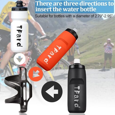 حامل زجاجة مياه للدراجة مصنوع من ألياف الكربون من الجانب، حامل زجاجة مياه للشرب خفيف للغاية لركوب الدراجات على الطرق الجبلية MTB، فتحة واحدة لليمين in Kuwait