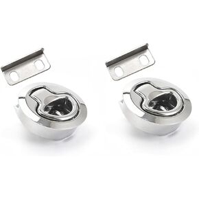 مزلاج سحب القارب، قفل مزلاج بحري من الفولاذ المقاوم للصدأ لأقفال باب المقطورة RV (2، أبيض) in Kuwait