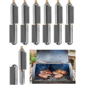 6 قطع شواء مدخن رصاصة ملحومة على مفصلات رصاصة من الفولاذ الكربوني شديدة التحمل قابلة للحام لباب التأرجح، منحدر المقطورة، بوابة معدنية، مدخن الشواء in Kuwait