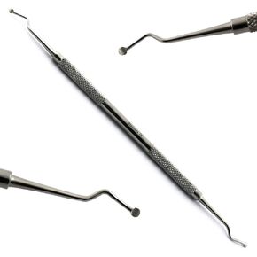 حفارة الأسنان 125/126 ملعقة 2.5 مم أدوات ترميم تجاويف إزالة العاج in Kuwait