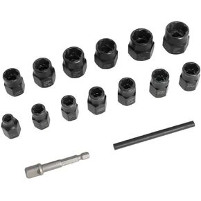 Extractor Compatible With Damaged And Sliding Tooth Fasteners - Anti And Slip Sleeve Equipped Tire Screws in Kuwait