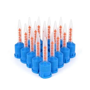 100/pk أزرق/برتقالي بنسبة 4:1 نصائح خلط الأسنان لخلط انطباعات الأسنان in Kuwait