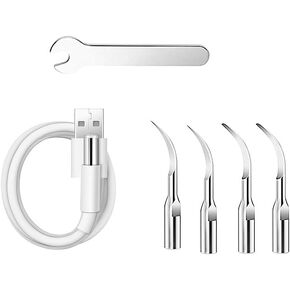 FAIRYLOVE Accessories for KWJ-103 Plaque Remover for Teeth, Charging Cable and Four Removable Heads in Kuwait