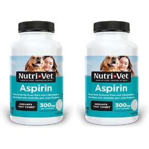 Nutri-Vet Aspirin for Dogs | Medium to Large Dogs | 300mg | 75 count in Kuwait