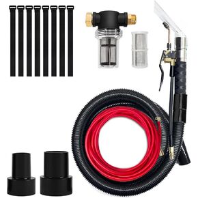 Better Extractor Hose Kit, Compatible with Shop Vac Extractor Kit, Comes with 25 FT Waterline,Combined Spray and Suction Dusting Head, Suitable for Household, Automotive, and Industrial Cleaning in Kuwait