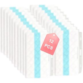 12 عبوة من وسادات استبدال الممسحة، ومكنسة كهربائية للأرضيات الصلبة تستخدم لمرة واحدة، ومجموعة بديلة لوسادة الممسحة. متوافق مع VACMOP Pro VM252، VM251، VM250، مناسب لجميع الأرضيات المغلقة in Kuwait