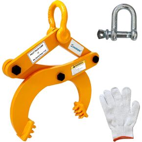 Industrial Pallet Puller Clamp,2204lbs Capacity Heavy Duty Scissor Clamp with 6" Jaw Opening,Compatible with Forklift Chains for Pulling Pallets,Wood & Trees in Kuwait