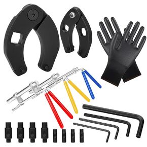 3 Pack Hydraulic Seal Installation Tools,& 1266 Adjustable Gland Nut Wrench & 7463 Small Universal Gland Wrench,Suitable for Farm & Construction Equipment in Kuwait