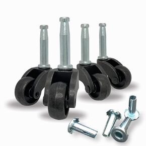 عجلة كروية جذعية دوارة مقاس 1 بوصة، عجلة من سبائك الزنك لجذع تركيب مقبس الأثاث، نحاس عتيق، 353 رطل، عبوة من 4 قطع in Kuwait