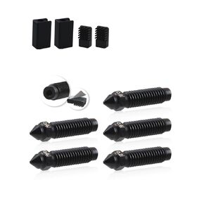 3 عبوات 0.2 + 0.4 + 0.6 مم من السيراميك المحدث لكربون Elegoo Centauri، زيادة الكفاءة الحرارية بنسبة 15%، مع فرشاة فوهة من الفولاذ ثنائي المعدن 0.8 مم، وجوارب سيليكون وأدوات عدة in Kuwait