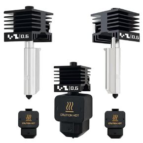 3 Pack 0.4MM Hotend for P2S/H2S/H2D/A1/A1 Mini Combo Print Head Hot End Kit Extruder High-Temperature Removable Hardened Steel Nozzle Silicone Cover Heater Sink for Bambu Lab 3D Printer in Kuwait