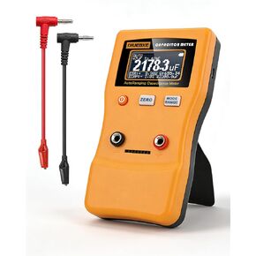 جهاز اختبار المكثفات الرقمية CapMaster 470F مع تقدير ESR، مقياس السعة 0.01pF-470F لإصلاح التدفئة والتهوية وتكييف الهواء والأجهزة، ±1%-±12% دقة، نطاق تلقائي in Kuwait