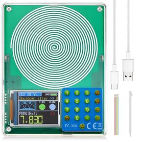 0.01 to 200000Hz Adjustable Schumann Resonance Generator Ultra Low Frequency Generator Resonator Sound Frequency Machine with USB and Acrylic Case for Sleep, Yoga, Meditation, Stress Relief in Kuwait