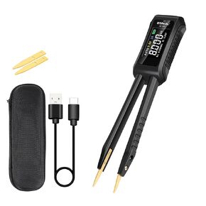 LCR Meter, Digital Multimeter Tweezers, Mini Smart 10KHz SMD Tester with OLED Display, ESR Meter Capacitor Inductance Continuity Diode Tester, Auto Ranging Electronic Component Meters in Kuwait