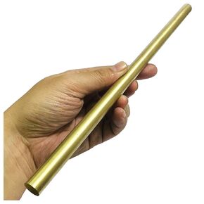 2PCS ZQToday Solid Brass Rods 3/8 x 12 Inch Brass Rod for Crafts 3/8 for Knife Handle Pins, Machining,Crafts,DIY Projects,Modeling Hobby.Dowel Rivet in Kuwait