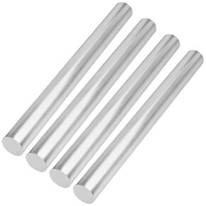قضيب ألومنيوم مستدير من ليكسينين، 1.5 × 15.7 بوصة، شريط صلب 38 مم × 40 سم، درجة 6061، 4 عبوات in Kuwait