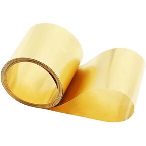 1pc 1Meter Brass Shim Sheet Foil Thickness 0.01 - .2mm Metal Thin Plate Width 10-400mm(0.05 x 45 1000mm) in Kuwait