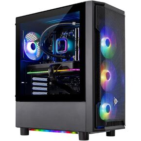 Skytech Chronos Gaming PC سطح مكتب ، Ryzen 7 7700x 4.5 GHz (5.4 جيجا هرتز Turbo) ، NVIDIA RTX 5070 12GB ، 1TB NVME SSD ، 32GB DDR5 RAM 5600 RGB ، 850W GOLD PSU ، 360MM ARGB AIO ، WI-FI ، WIN 11 in Kuwait