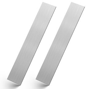 304 Stainless Steel Flat Bar, 1/8" Thick × 1-1/2" Wide × 36" Long, Brushed Finishing Trim Strips Sheet for DIY Craft Making, Trim & Fabrication in Kuwait