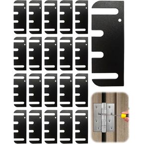 20PCS 4 Inch Door Hinge Shims, Universal Fit for 3.5" Hinges - Can Be Trimmed, 0.05 Inch Thickness in Kuwait