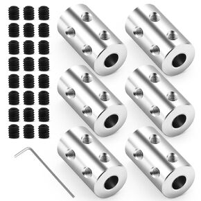 6 قطعة 5 مللي متر إلى 5 مللي متر مقرنة للعمود ، مجموعة وصلات لولبية صلبة ، مقرنة للعمود المحرك in Kuwait