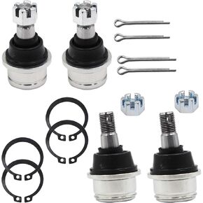 Ball Joint Kit Compatible with Rancher 350/420/400, Foreman 450/500, Rubicon 500, Rincon 650/680, Pioneer 500-1000 – Replaces OEM 51375-HP5-601 & 51355-HN0-A01 – Upper/Lower ATV Ball Joints in Kuwait