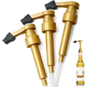 مضخة شراب القهوة فقط لزجاجة مونين الزجاجية سعة 750 مل - 3 عبوات من مضخات الشراب، متوافقة مع زجاجات مونين سعة 25.4 مل in Kuwait