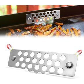 بوابة الشحوم لملحقات شواية بلاكستون، تمنع الطعام من السقوط في مصيدة الشحوم الخلفية، متوافقة مع ملحقات شواية بلاكستون، تصميم 304 من الفولاذ المقاوم للصدأ والمغناطيسي، مقاومة للحرارة in Kuwait