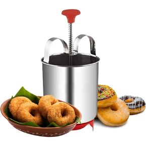 صانعة ميدو فادا من الفولاذ المقاوم للصدأ - فاداس وكعك مقرمشة بشكل مثالي - آلة سهلة الاستخدام لصنع ميدو فاداس والدونات محلية الصنع (الفولاذ المقاوم للصدأ) in Kuwait