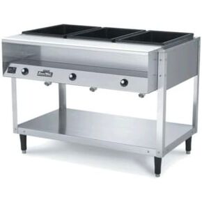 Vollrath 38002 ServeWell 2-Well S/S 32 x 32 x34 Hot Food Table in Kuwait