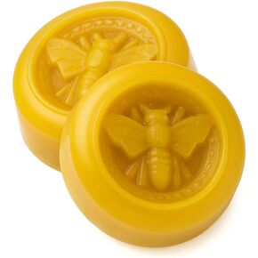 أغلفة شمع العسل للطعام - قالب صياغة - مزيج جاهز للاستخدام مع شمع العسل وصنوبر الصنوبر وزيت الجوجوبا - كتلة صنع غلاف DIY لشريط تجديد تخزين الطعام القابل لإعادة الاستخدام والصديق للبيئة (2 بار) in Kuwait