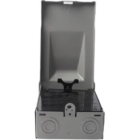 30 Amp Outdoor AC Disconnect Switch with Pull-Out Handle 120/240V Single Phase 2-Pole Weatherproof Galvanized Steel Enclosure for Air Conditioning Systems in Kuwait