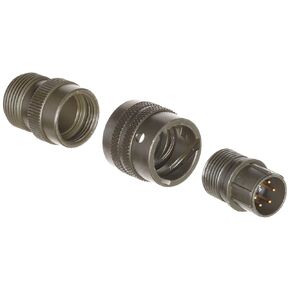Amphenol Industrial PT06A-10-6P دبوس موصل دائري، واجب عام، غير بيئي، اقتران حربة، إنهاء اللحام، قابس مستقيم، ترتيب إدخال 10-6، 10 حجم الصدفة، 6 جهات اتصال in Kuwait