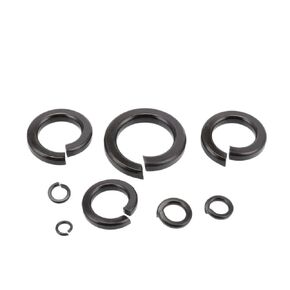 1 ~ 200 قطعة حشية زنبركية من الفولاذ الكربوني الأسود قفل مقسم M2M2.5M3M4M5M6M8M10M12M14M16M18M20M22M24M27M30 غسالات الأجهزة (M30-1pcs) in Kuwait