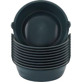 سادني وعاء تغذية مطاطي سعة 3 كوارت من 5 قطع، وعاء تغذية مطاطي لتغذية الخيول، وعاء طعام مطاطي للكلاب والكلاب، وعاء تغذية للقطط والكلاب والماعز والخيول والدجاج، حاوية تغذية الحيوانات، 10.2 × 3.1 انش in Kuwait