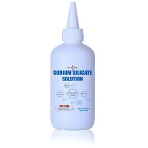 Sodium Silicate Solution (Water Glass) - 5 FL.OZ Bottle, Industrial Grade, High Purity, Multi-Purpose Adhesive & Sealant in Saudi Arabia