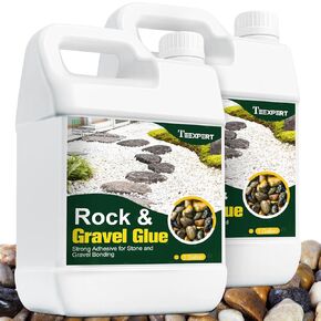 Teexpert 2 Gallon Rock Glue for Landscaping – Strong Pea Gravel Binder & Stone Adhesive for Walkways, Yards, Patios, and Decorative Driveway Edges in Kuwait