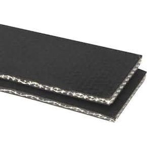 12 Inch Wide PVC 150 Cover One Side Black Conveyor Belt Material (5 Foot Length) in Kuwait