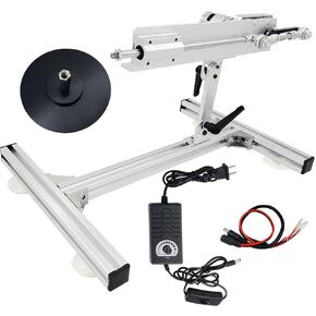 Reciprocating Cycle Linear Actuator Telescopic Motor 24V 120rpm High Torque 40lbs Stroke 1.18in-6in Adjustable,with Upgraded Stand,Suction Cup,Speed Controller (24V150mm120rpm) in Kuwait